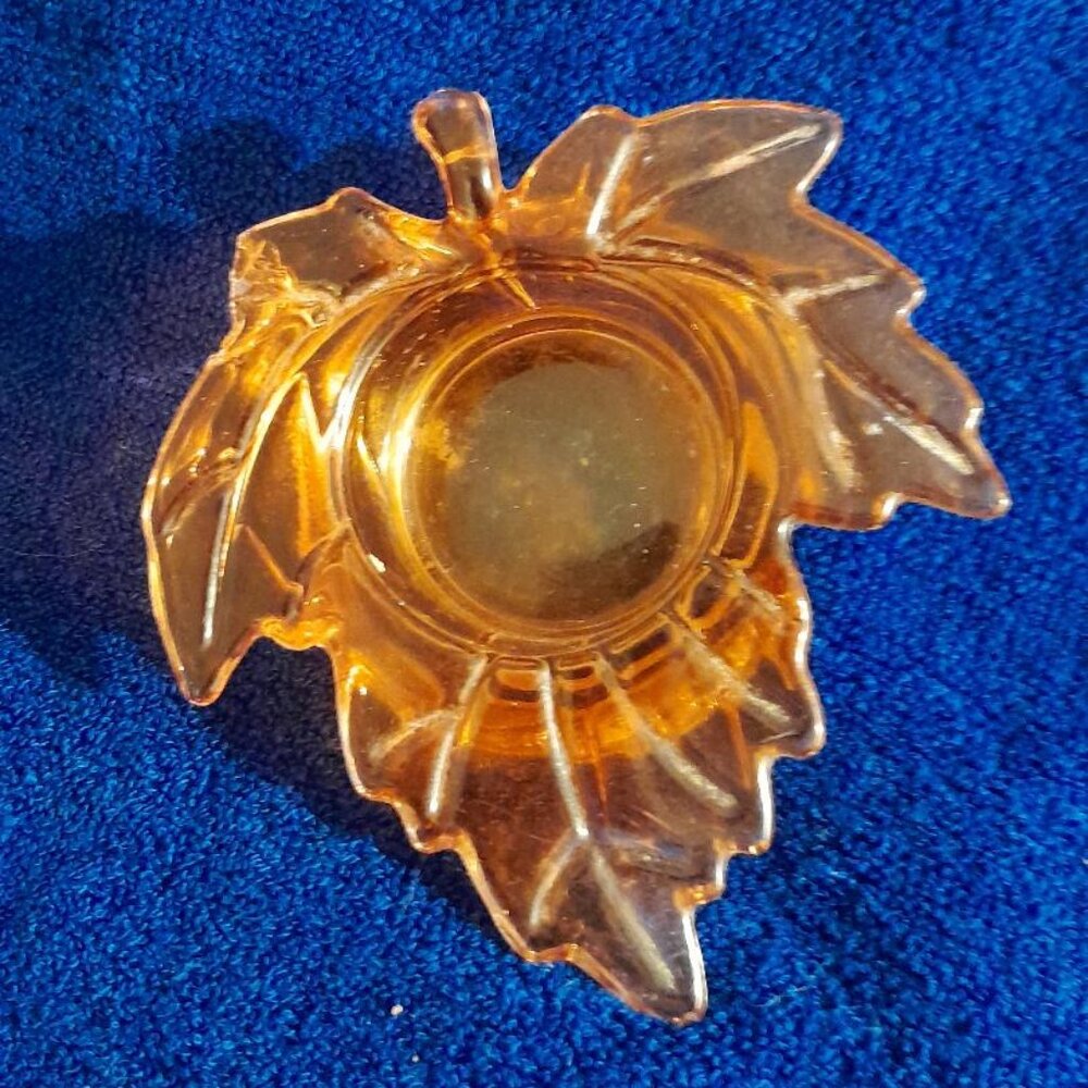 Vintage Leaf Candle Holder